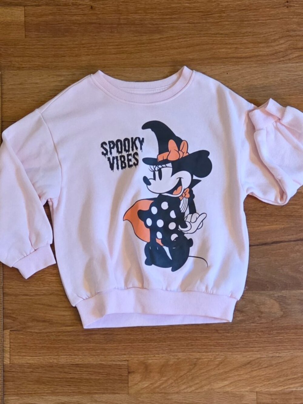 Minnie Mouse Witch Halloween Sweatshirt, Girls, Pink, 5T, Disney Jr.